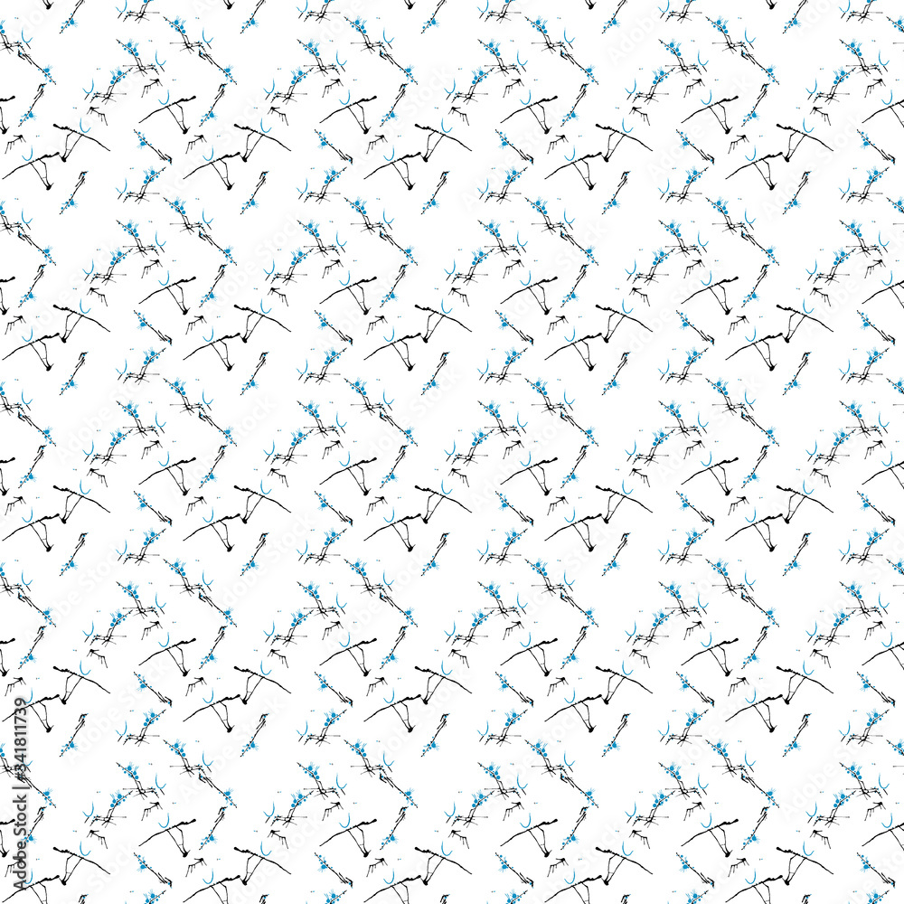 seamless pattern of puzzle