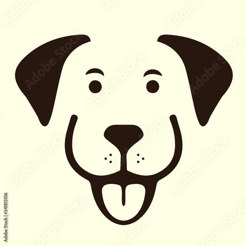 cartoon dog head