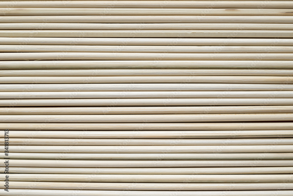 Set of horizontal natural wooden sticks, background. Set of horizontal natural wooden sticks, background.