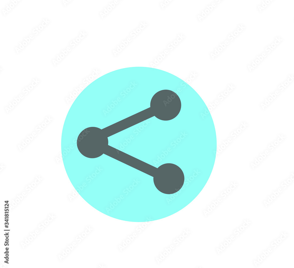 share icon isolated on white background, Sharing icon share icon isolated on white background, Sharing icon
