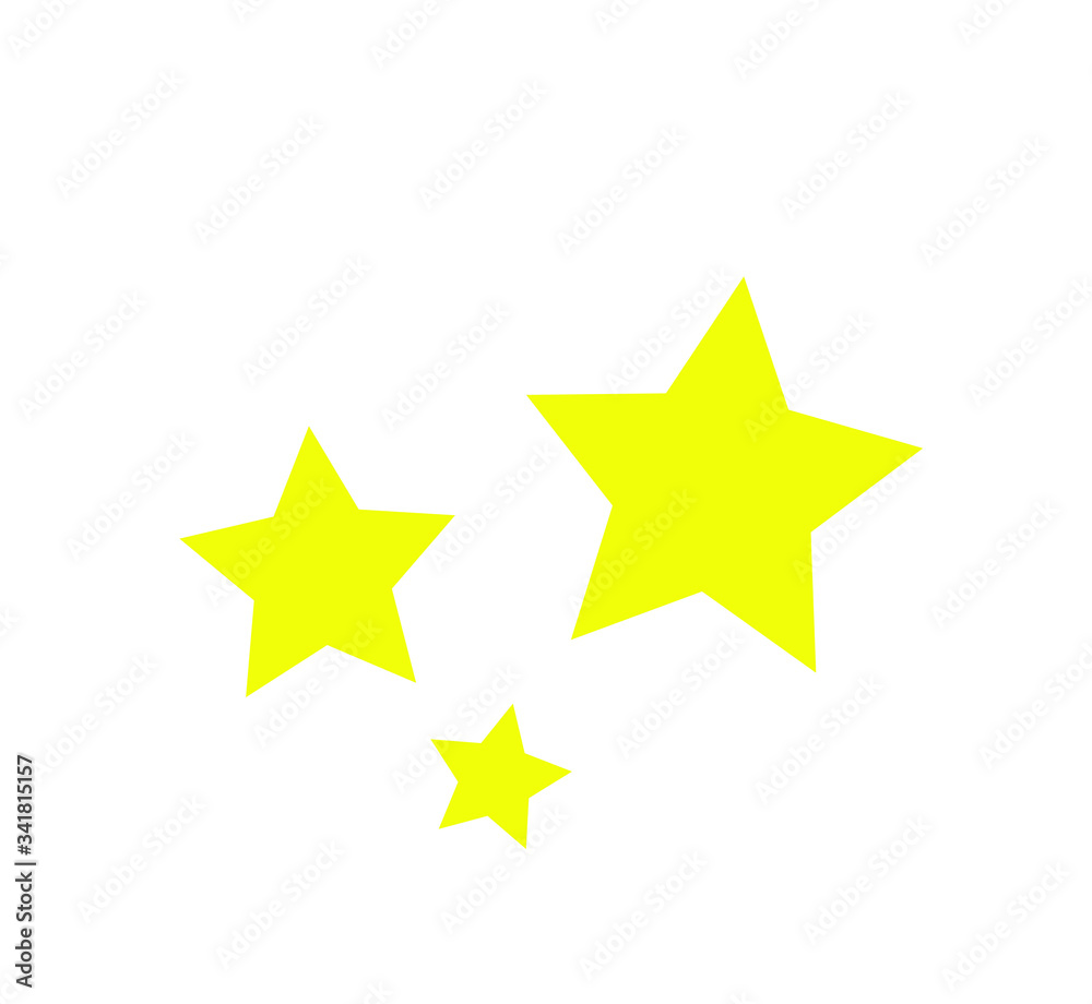 star shape icon on background, golden stars isolated on white background star shape icon on background, golden stars isolated on white background