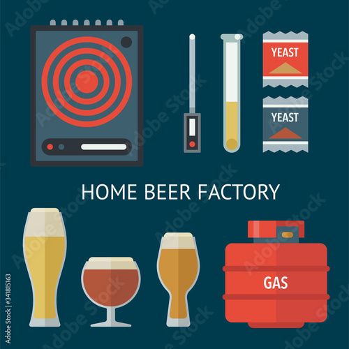 Home brewing factory 
