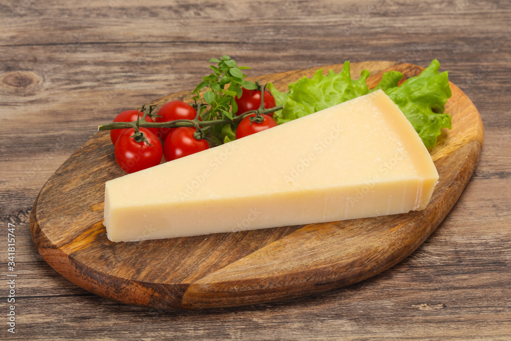 Italian traditional parmesan cheese triangle Italian traditional parmesan cheese triangle