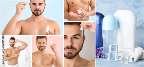 Collage of photos with youn...