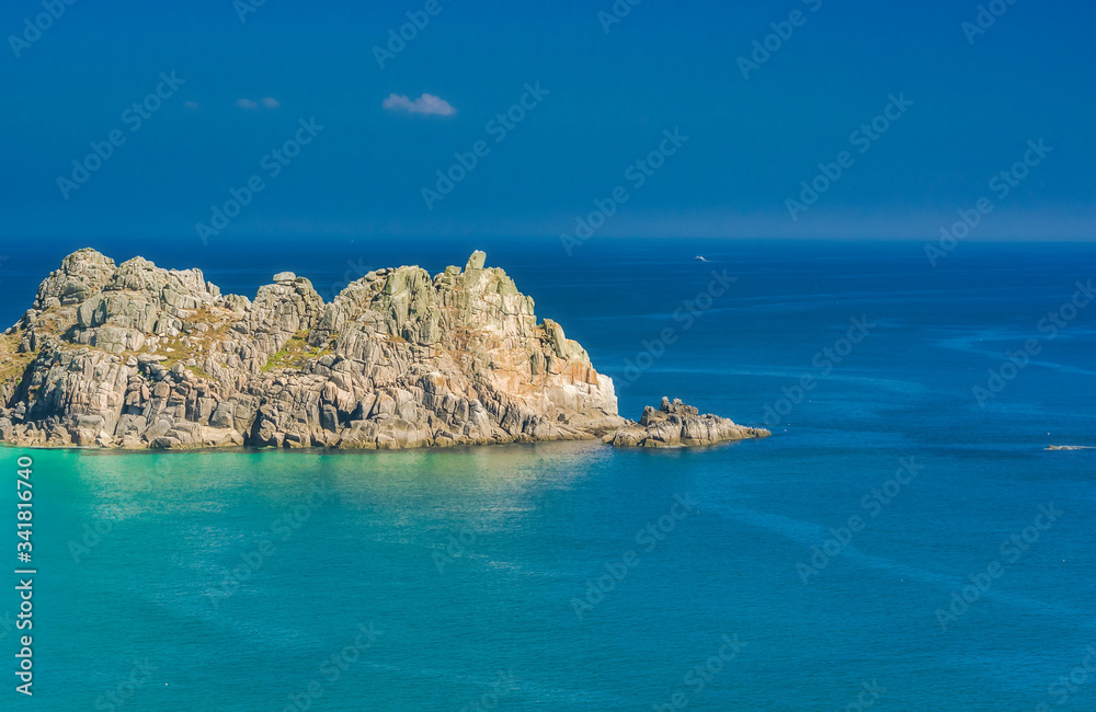 Obraz premium Porthcurno beach.