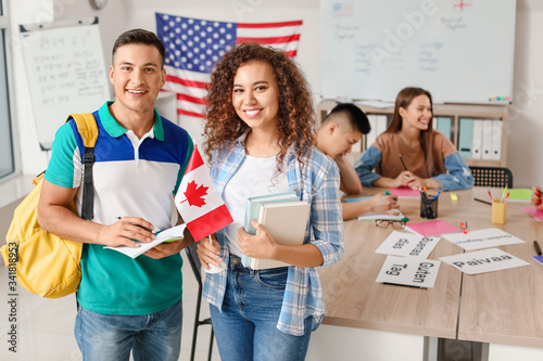 Young students at language ...