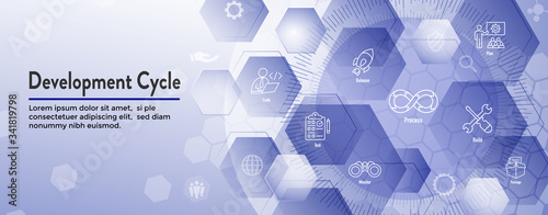 Development Operations & Life Cycle - DevOps Icon