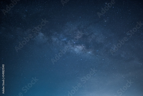 Milky way galaxy with stars and space dust in the universe © tuastockphoto