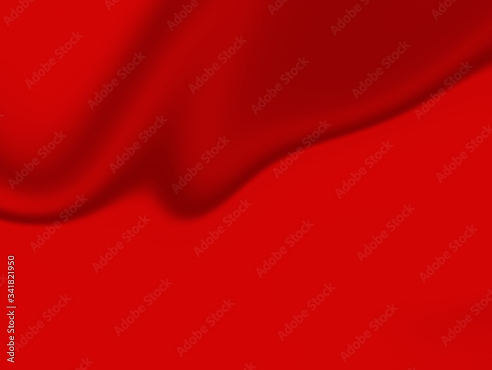 Red template abstract background for Christmas, presentation, valentine. 3D illustration 