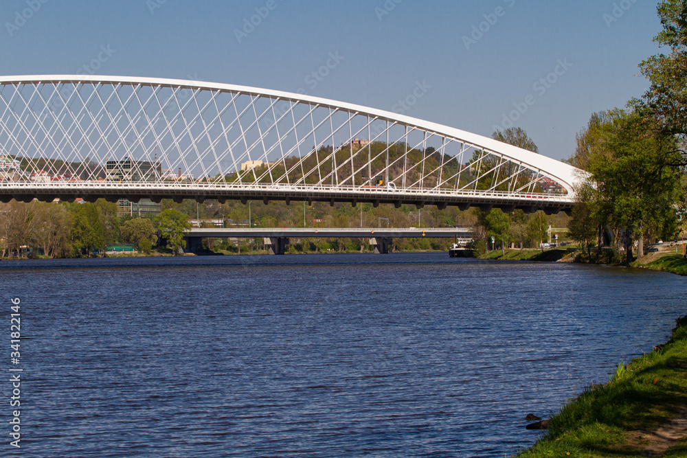 Obraz premium bridge over river In Prague