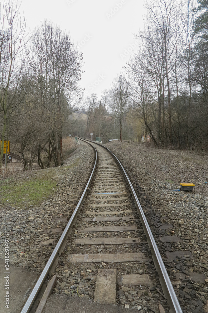 railway in the countryside