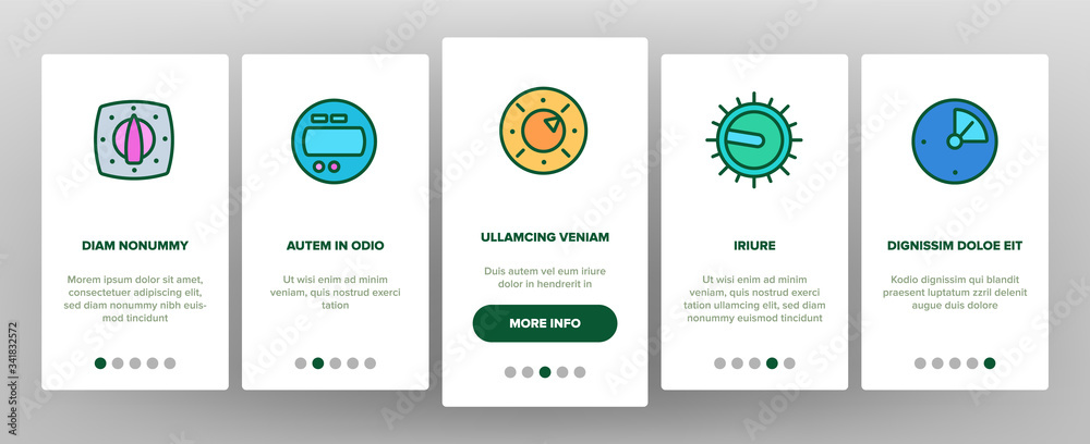 Kitchen Timer Tool Onboarding Icons Set Vector. Electronic And Mechanical Timer For Measurement And Alarm Cooking Time, Device In Egg Form Illustrations Kitchen Timer Tool Onboarding Icons Set Vector. Electronic And Mechanical Timer For Measurement And Alarm Cooking Time, Device In Egg Form Illustrations