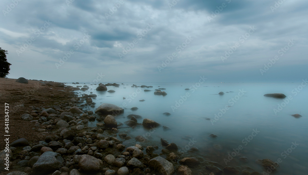 clouds over the sea