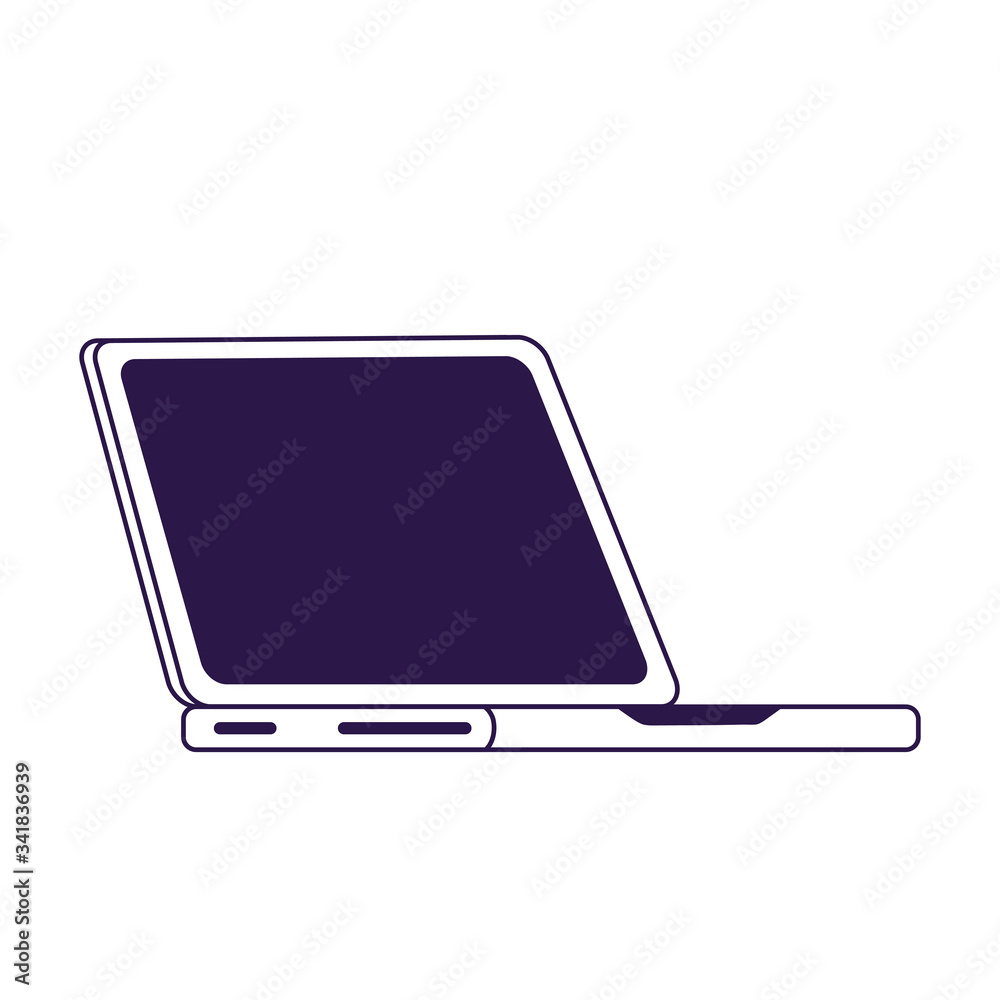 Isolated digital laptop vector design Isolated digital laptop vector design