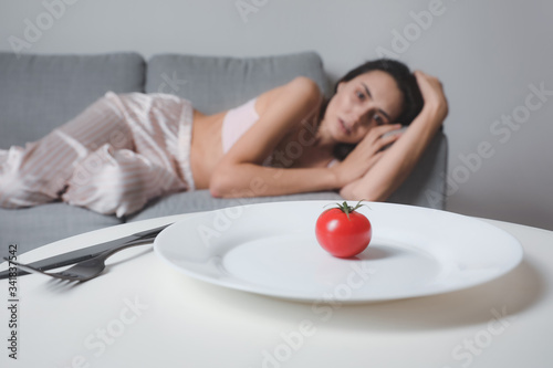 Young woman suffering from ...