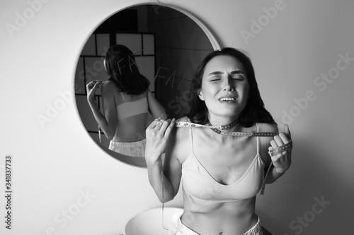 Young woman suffering from ...