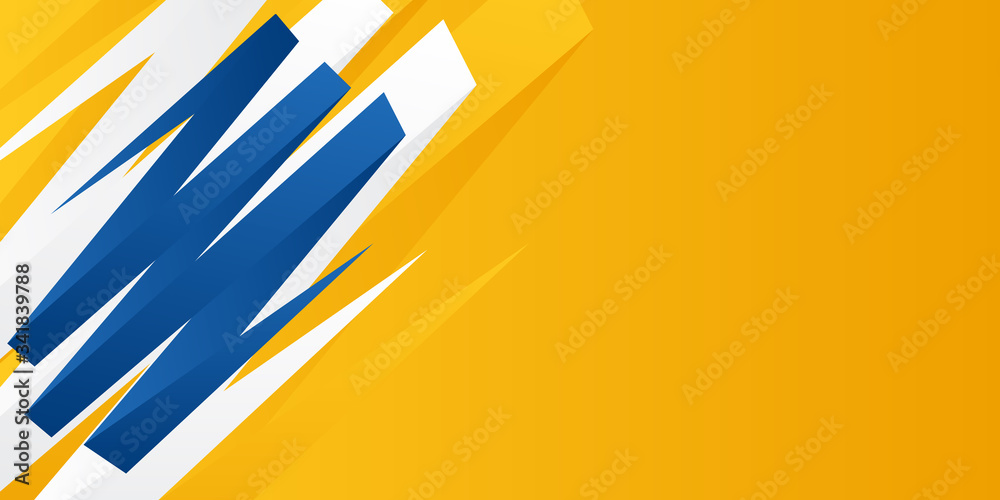 3D bright blue orange yellow banner background graphic with sharp brush  stroke background design with slate gray, royal blue and light coral color  Stock Vector | Adobe Stock