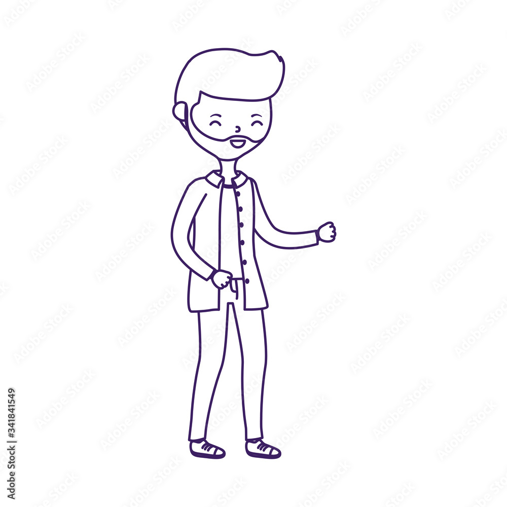 Isolated avatar man vector design Isolated avatar man vector design