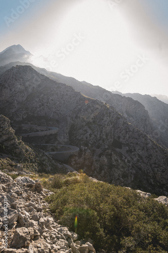 Bergstraße auf Mallorca