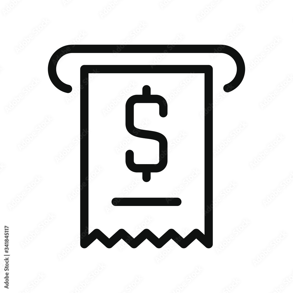 purchase ticket icon, line style purchase ticket icon, line style