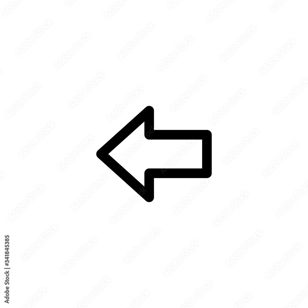 Back User Interface Outline Icon Logo Vector Illustration
Back User Interface Outline Icon Logo Vector Illustration