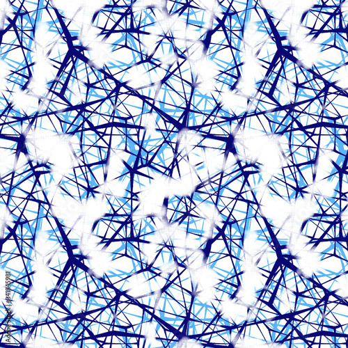 barbed wire on blue background
