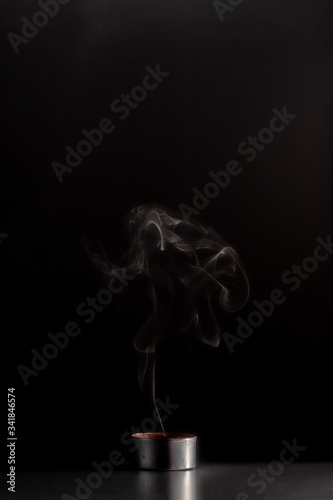 Smoke On Black Background