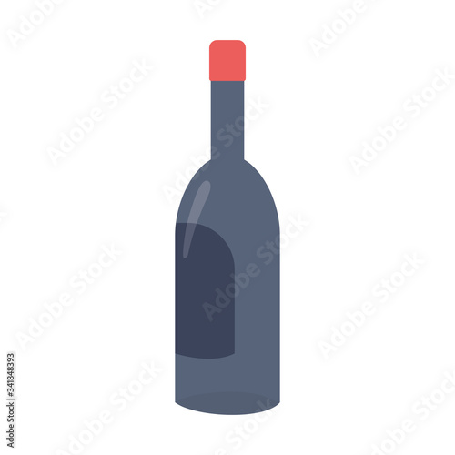 Isolated wine cup vector design