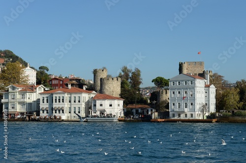 Wallpaper Mural Anatolian fortress on the banks of the Bosphorus in the Asian part of Istanbul. The fortress is the oldest building of Turkish architecture in Istanbul Torontodigital.ca