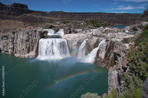 Great falls waterfalls in Idaho