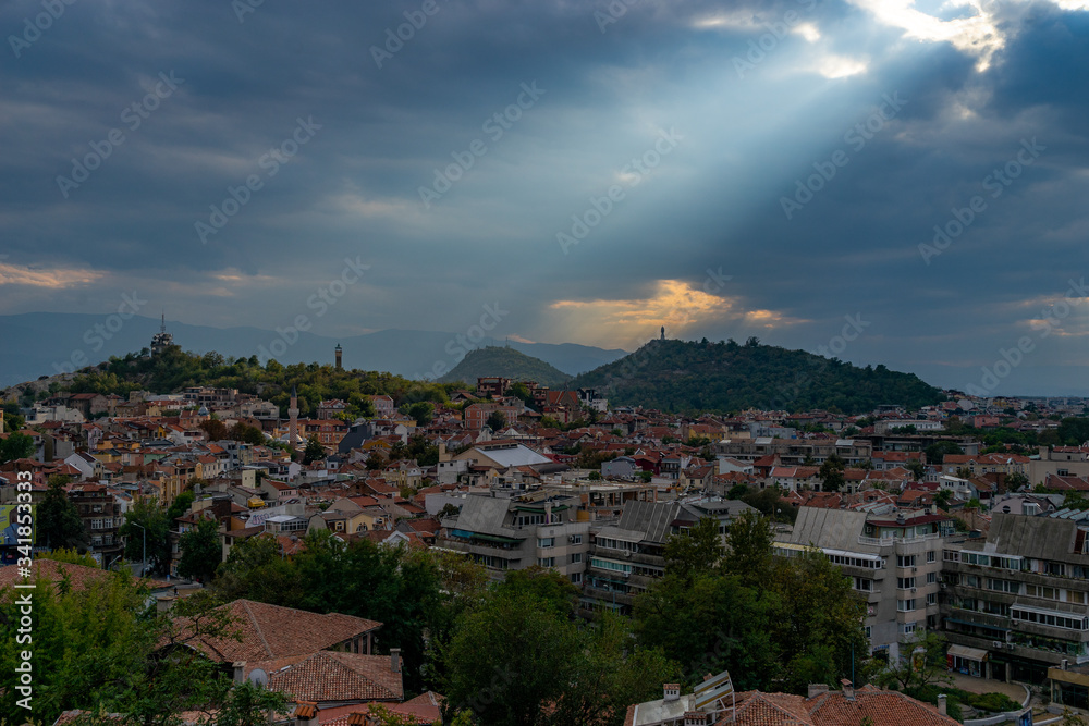 Obraz premium Amazing views and attractions of Plovdiv, Bulgaria