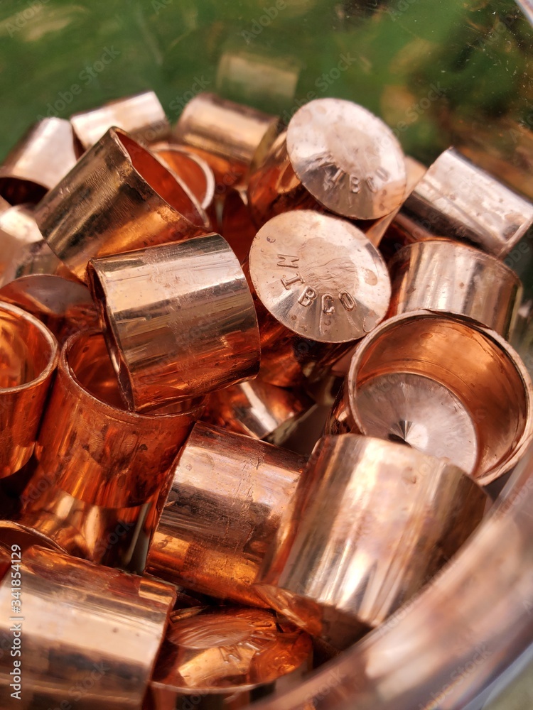 Copper Tube Caps for Plumbing or Crafts