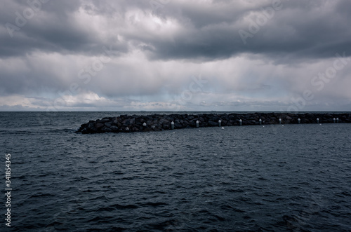 pier in the sea