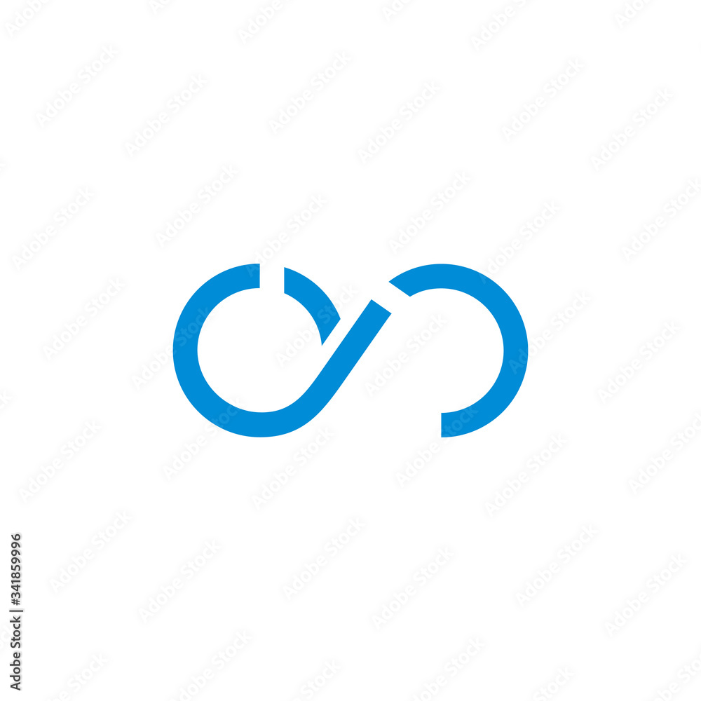 abstract letter c geometric motion blue waves logo vector abstract letter c geometric motion blue waves logo vector