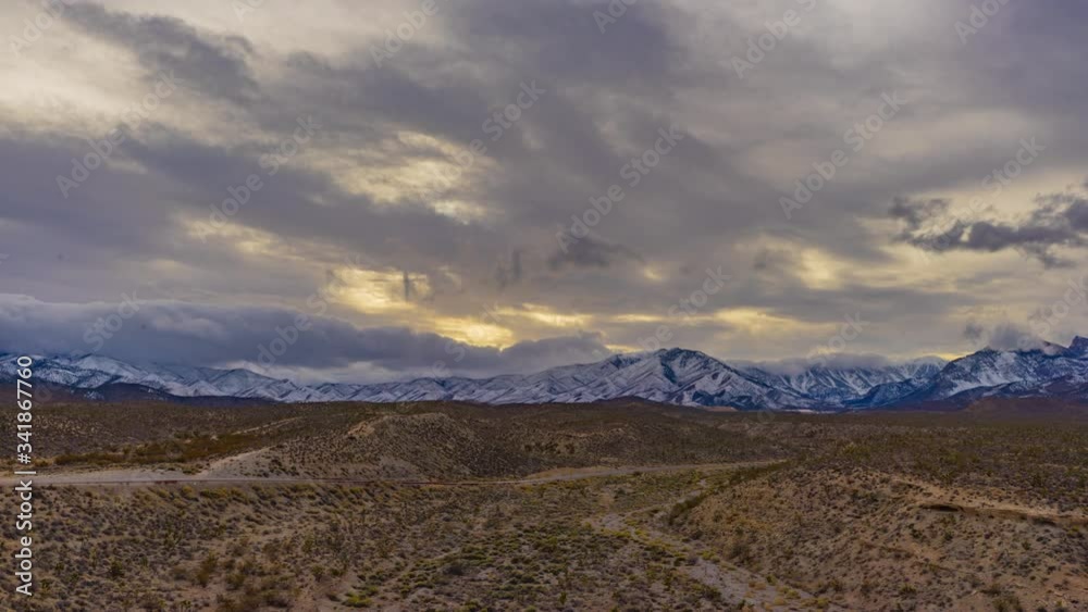 Breathtaking Sunset over Mt. Charleston Nevada in the Snow Time Lapse, Timelapse, Time-Lapse, 4K Breathtaking Sunset over Mt. Charleston Nevada in the Snow Time Lapse, Timelapse, Time-Lapse, 4K