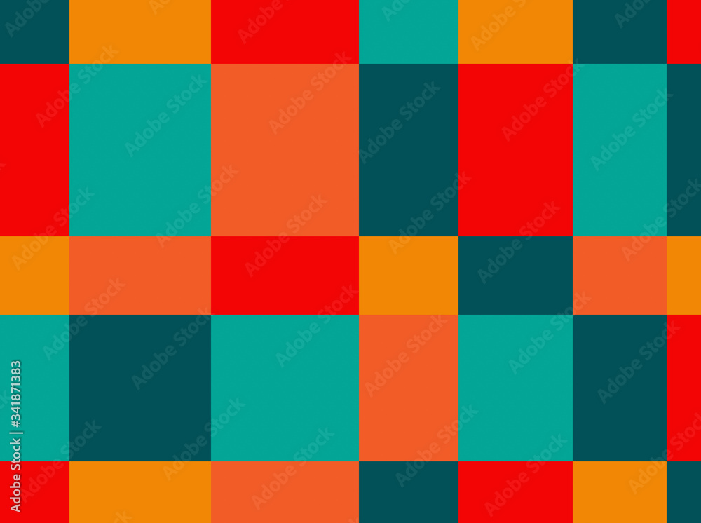 Abstract vivid colors geometry wallpaper