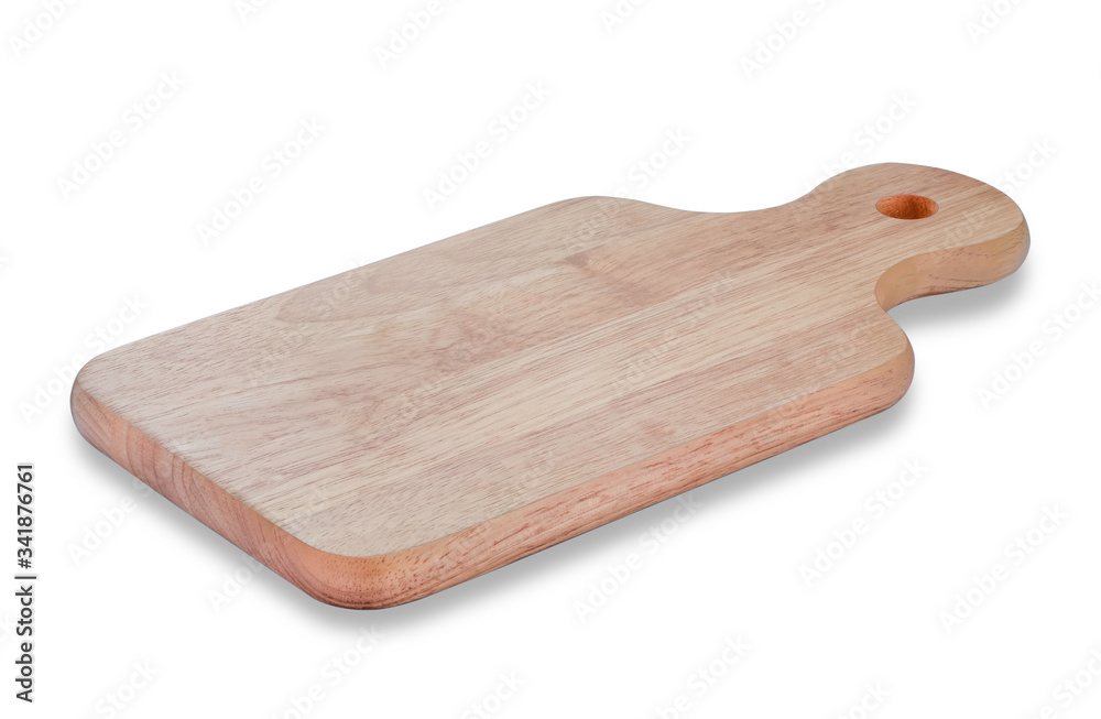 Top view of Wood cutting board with handles and hole for hanging. Handmade wooden chopping boards made from hardwood for cooking on white background with clipping path. Top view of Wood cutting board with handles and hole for hanging. Handmade wooden chopping boards made from hardwood for cooking on white background with clipping path.