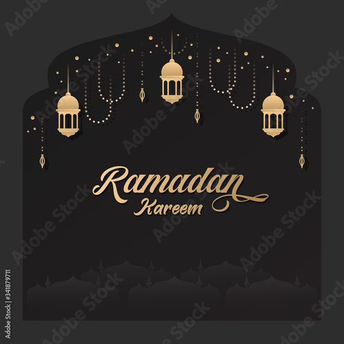 Ramadhan kareem background design