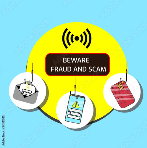 Cyber security threat at online. Cybersecurity concept for hacking and malware exploiting vulnerabilities on online 