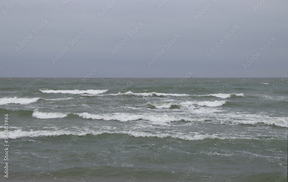 Baltic sea during a storm. Baltic sea during a storm.