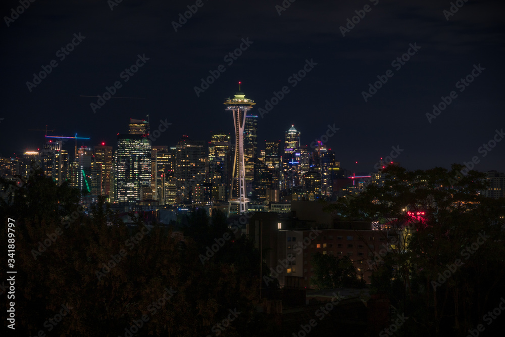 Seattle City at Night