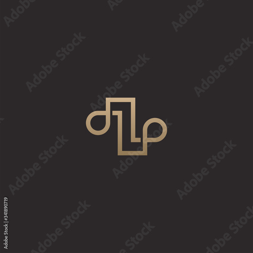 Abstract luxury letter Z logo icon symbol design template