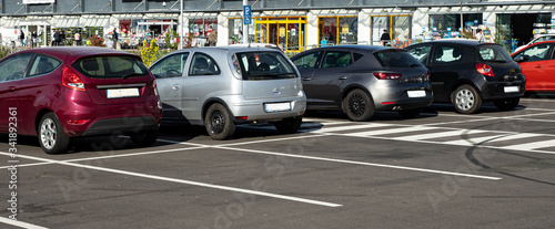 Obraz na płótnie Autoreihe w salonie
