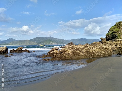 beach and sea