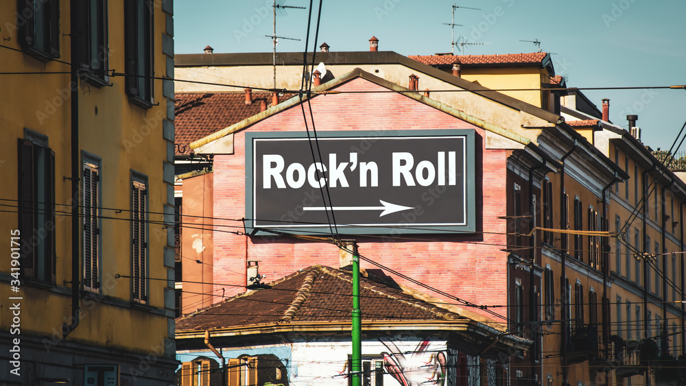 Street Sign to Rockn Roll