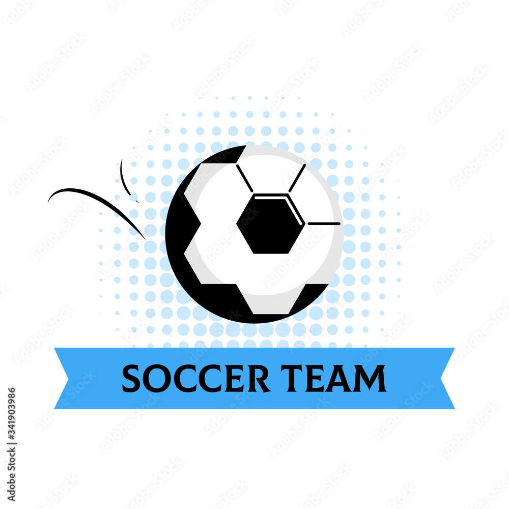 Obraz premium football,soccer logo badge championship vector colorful