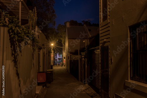street in the night city