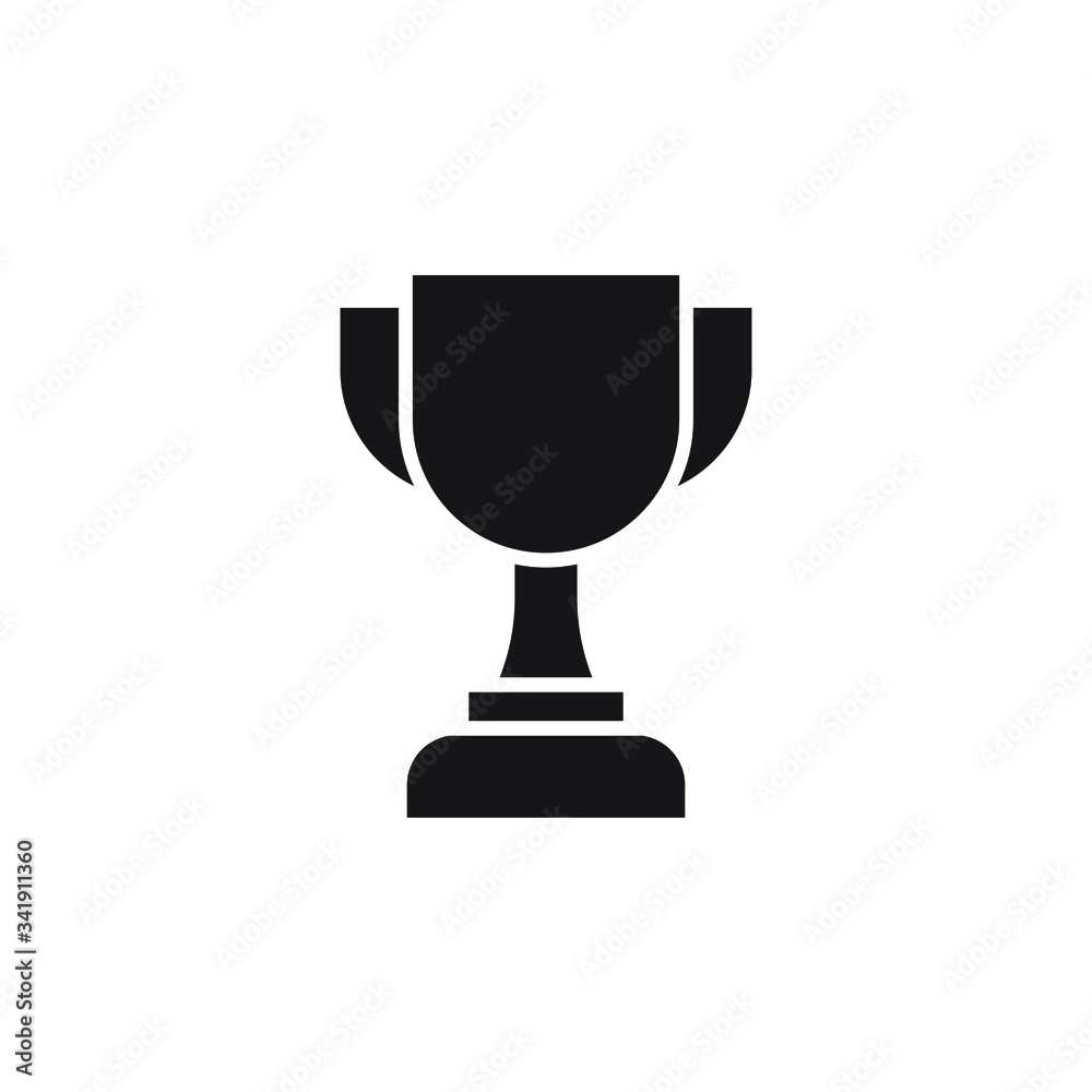 trophy icon vector illustration glyph design trophy icon vector illustration glyph design