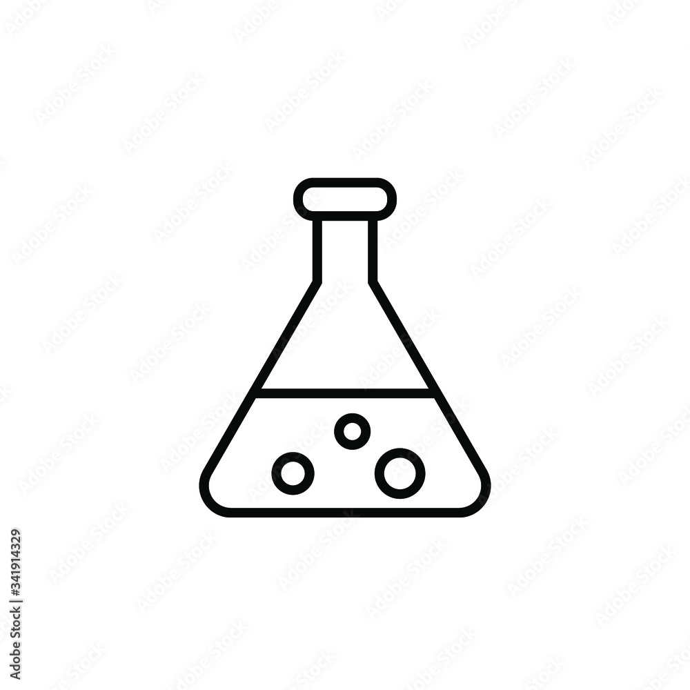 chemistry icon vector illustration outline design chemistry icon vector illustration outline design