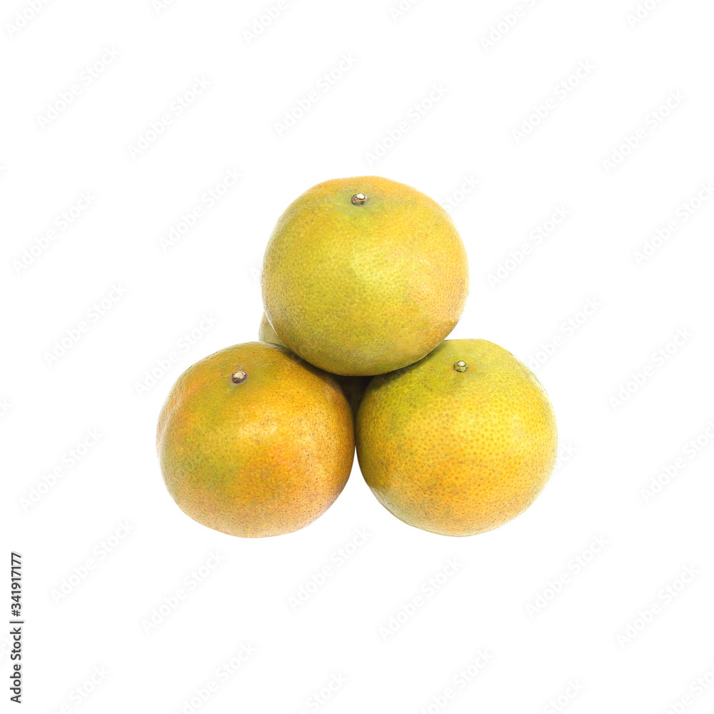 Orange fruit isolated on white background Orange fruit isolated on white background